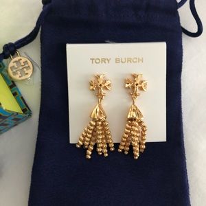 Tory Burch Roxanne Small Tassel Stud Earrings